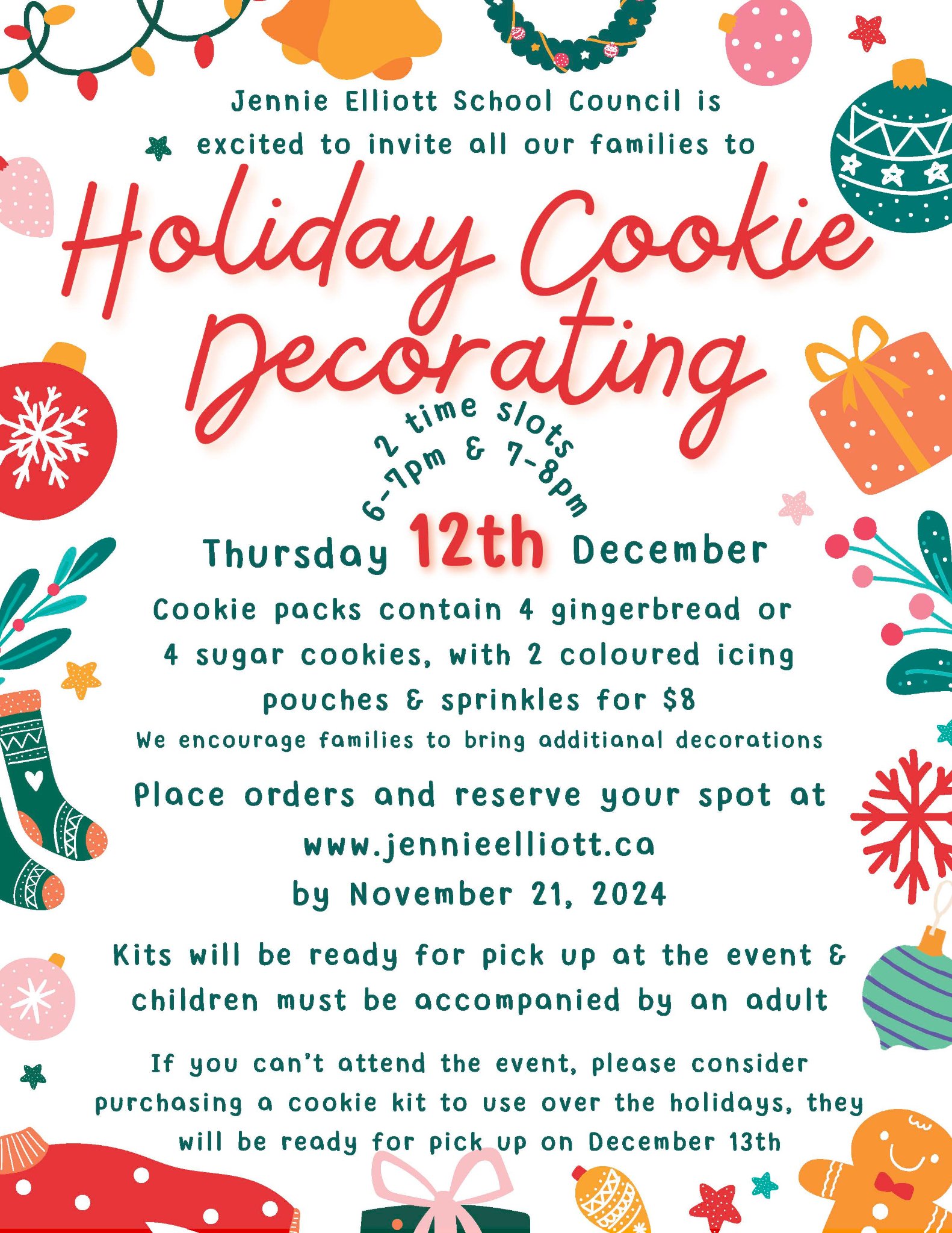 Holiday Cookie Decorating