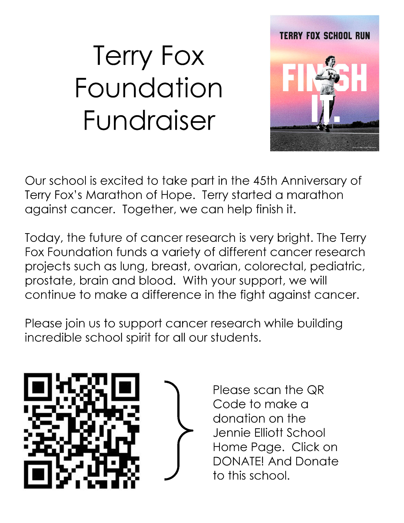 Terry Fox Fundraising 1 